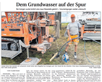 Dem Gundwasser auf der Spur