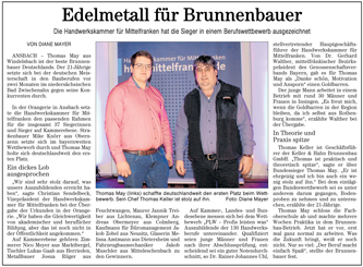 Einbau der neuen Uranfilteranlage in den Hochbehälter bei Karlsholz hat begonnen